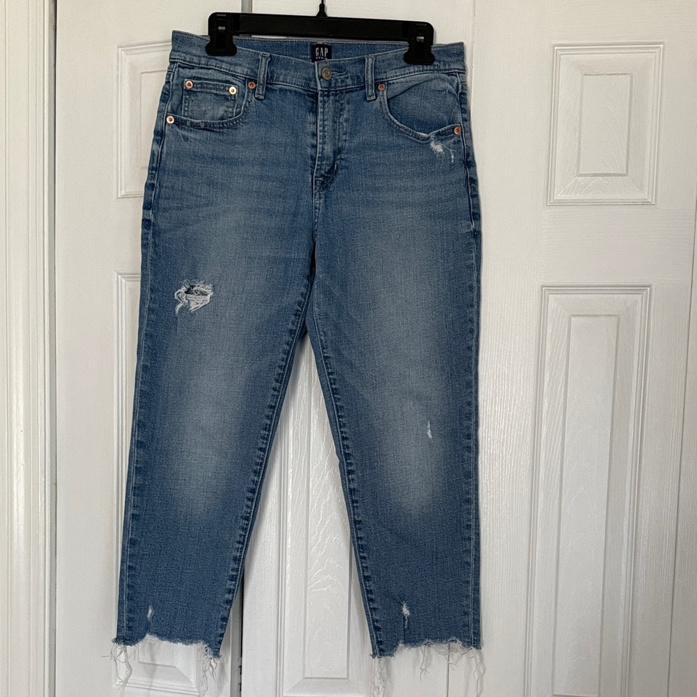 GAP Girlfriend Jeans Sz 4P 27P
